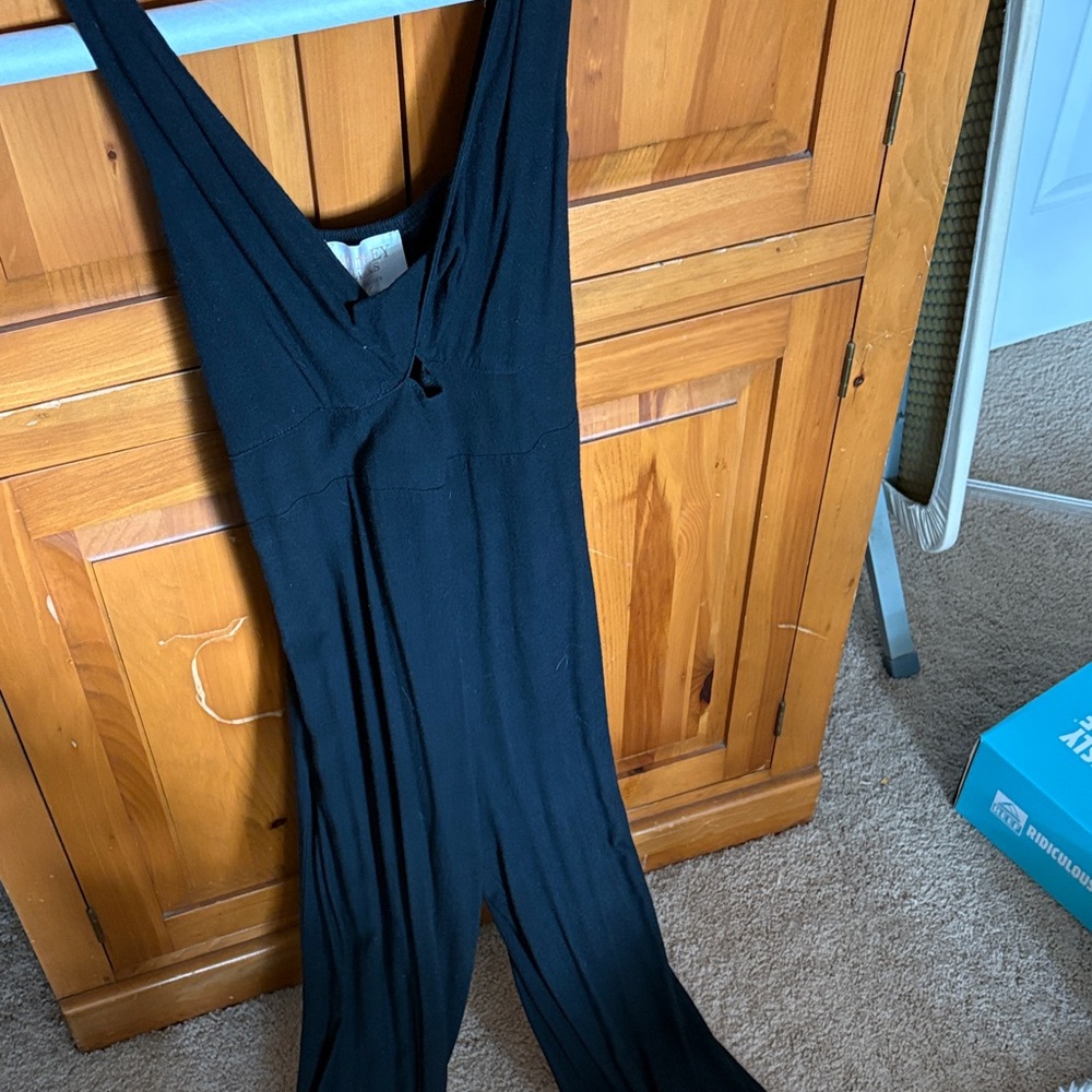 Francesca's Collections Black Jumpsuit